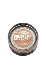 Geliniai akių šešėliai Maybelline Color Tattoo, 35 On and On Brown, 4 g kaina ir informacija | Maybelline Dekoratyvinė kosmetika | pigu.lt