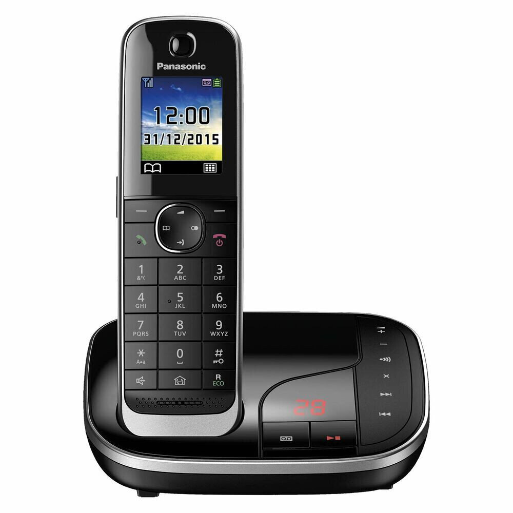 Panasonic KX-TGJ310GB, juodas kaina ir informacija | Stacionarūs telefonai | pigu.lt