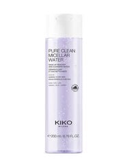 Micelinis vaduo Kiko Milano Pure Clean Micellar Water Normal To Dry, 200ml kaina ir informacija | Veido prausikliai, valikliai | pigu.lt