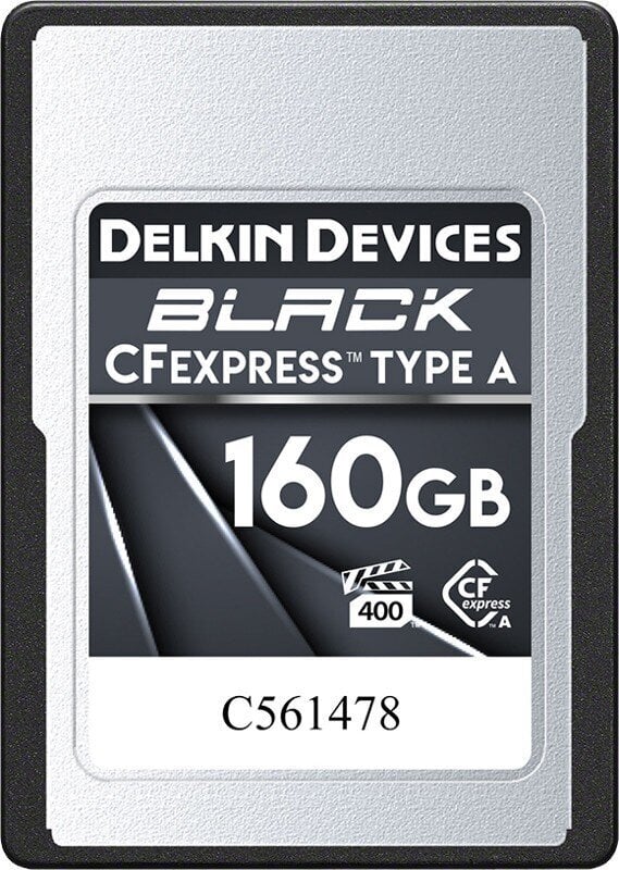 Delkin CFexpress 160GB kaina ir informacija | Atminties kortelės fotoaparatams, kameroms | pigu.lt