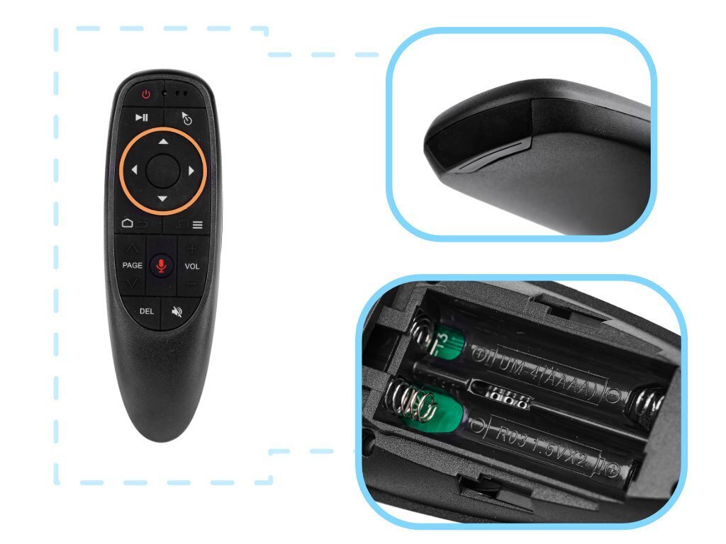 RoGer Air Mouse PRO1 kaina ir informacija | Išmaniųjų (Smart TV) ir televizorių priedai | pigu.lt