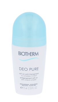 Роликовый дезодорант-антиперспирант Biotherm Deo Pure 75 мл цена и информация | Дезодоранты | pigu.lt