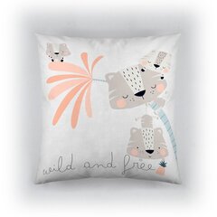 Cool Kids dekoratyvinės pagalvėlės užvalkalas Wild And Free kaina ir informacija | Dekoratyvinės pagalvėlės ir užvalkalai | pigu.lt