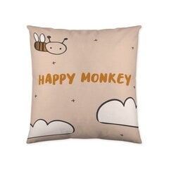 Чехол для подушки Popcorn Scarf Monkey (60 x 60 см) цена и информация | Декоративные подушки и наволочки | pigu.lt