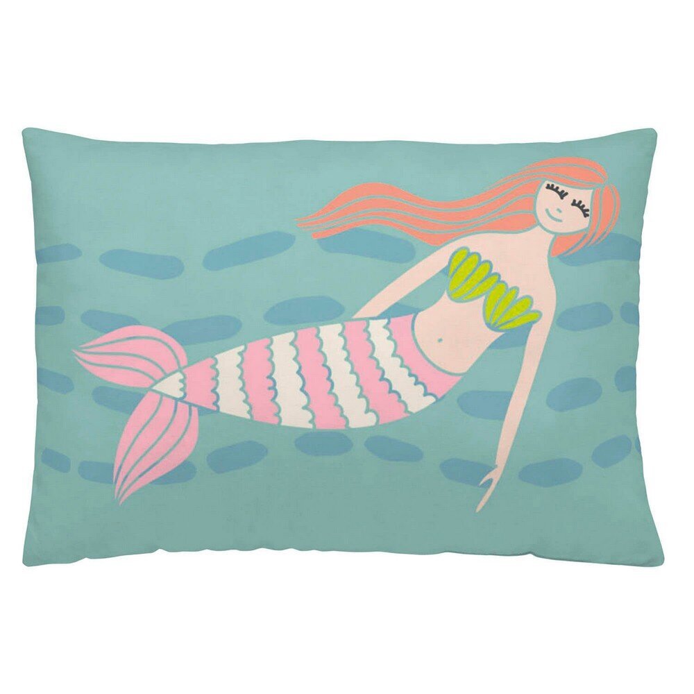 Pagalvėlės užvalkalas Naturals Mermaids (50 x 30 cm) цена и информация | Dekoratyvinės pagalvėlės ir užvalkalai | pigu.lt