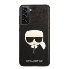 Karl Lagerfeld PU Saffiano Karl Head Case for Samsung Galaxy S21 FE 5G Black цена и информация | Чехлы для телефонов | pigu.lt