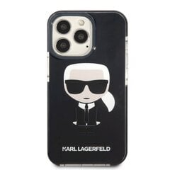 Karl Lagerfeld dėklas, skirtas iPhone 13 Pro, juodas kaina ir informacija | Telefono dėklai | pigu.lt
