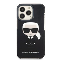 Karl Lagerfeld dėklas, skirtas iPhone 13 Pro Max, juodas kaina ir informacija | Telefono dėklai | pigu.lt