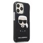 Karl Lagerfeld dėklas, skirtas iPhone 13 Pro Max, juodas kaina ir informacija | Telefono dėklai | pigu.lt