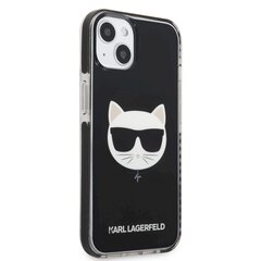 Karl Lagerfeld dėklas, skirtas iPhone 13 mini, juodas kaina ir informacija | Telefono dėklai | pigu.lt