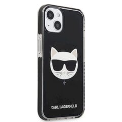 Karl Lagerfeld TPE Choupette Head чехол для iPhone 13 черный цена и информация | Чехлы для телефонов | pigu.lt