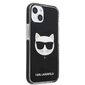 Karl Lagerfeld dėklas, skirtas iPhone 13, juodas kaina ir informacija | Telefono dėklai | pigu.lt