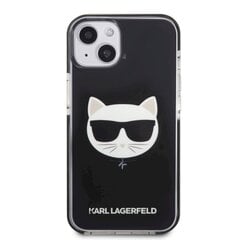 Karl Lagerfeld TPE Choupette Head чехол для iPhone 13 черный цена и информация | Чехлы для телефонов | pigu.lt