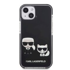 Karl Lagerfeld TPE Karl and Choupette чехол для iPhone 13 mini черный цена и информация | Чехлы для телефонов | pigu.lt