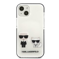 Karl Lagerfeld TPE Karl and Choupette чехол для iPhone 13 mini White цена и информация | Чехлы для телефонов | pigu.lt