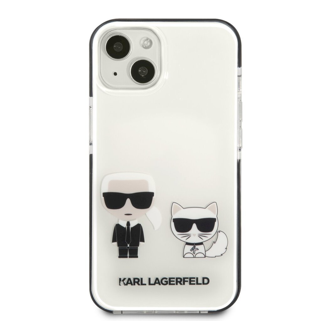 Karl Lagerfeld dėklas, skirtas iPhone 13 mini, baltas kaina ir informacija | Telefono dėklai | pigu.lt