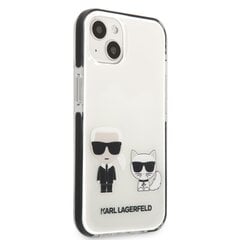 Karl Lagerfeld TPE Karl and Choupette чехол для iPhone 13 White цена и информация | Чехлы для телефонов | pigu.lt