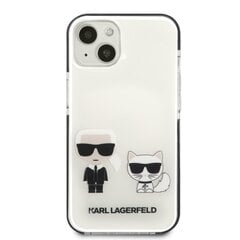 Karl Lagerfeld TPE Karl and Choupette чехол для iPhone 13 White цена и информация | Чехлы для телефонов | pigu.lt
