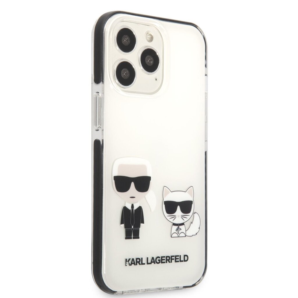 Karl Lagerfeld dėklas, skirtas iPhone 13 Pro, baltas kaina ir informacija | Telefono dėklai | pigu.lt