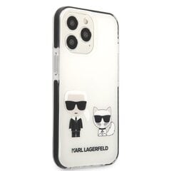 Karl Lagerfeld TPE Karl and Choupette чехол для iPhone 13 Pro Max White цена и информация | Чехлы для телефонов | pigu.lt