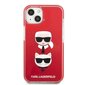 Karl Lagerfeld dėklas, skirtas iPhone 13 mini, raudonas цена и информация | Telefono dėklai | pigu.lt