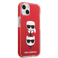 Karl Lagerfeld dėklas, skirtas iPhone 13, raudonas kaina ir informacija | Telefono dėklai | pigu.lt