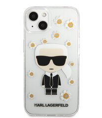 Karl Lagerfeld Ikonik Flower чехол для iPhone 13 mini прозрачный цена и информация | Чехлы для телефонов | pigu.lt