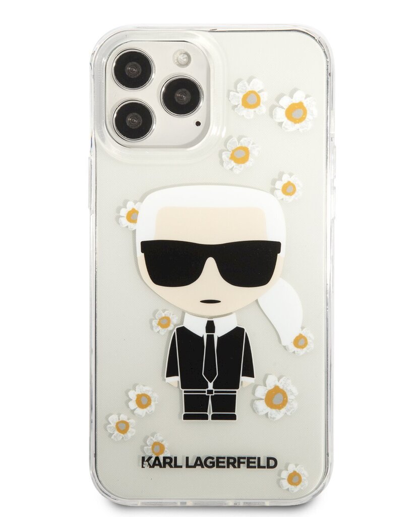 Karl Lagerfeld Ikonik Flower чехол для iPhone 13 Pro Max прозрачный цена |  pigu.lt