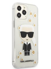 Karl Lagerfeld Ikonik Flower чехол для iPhone 13 Pro Max прозрачный цена и информация | Чехлы для телефонов | pigu.lt