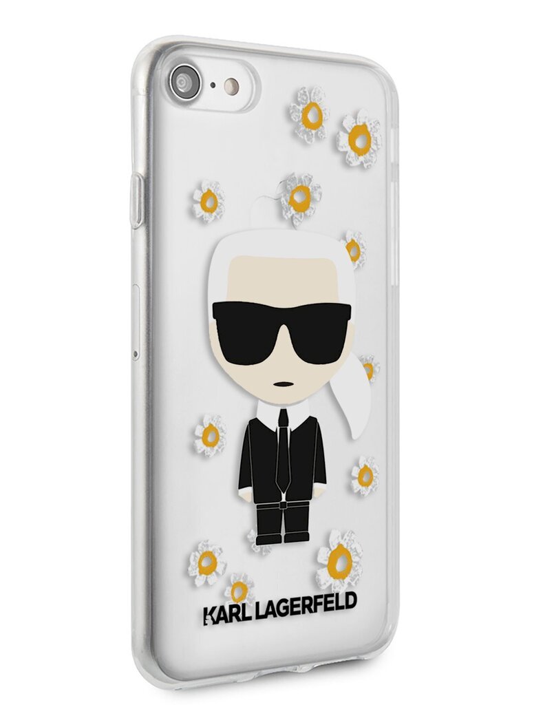 Karl Lagerfeld Ikonik Flower dėklas, skirtas iPhone 7/8/SE2020/SE2022 kaina ir informacija | Telefono dėklai | pigu.lt