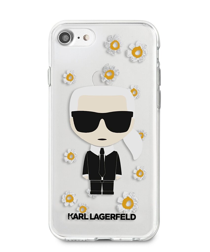 Karl Lagerfeld Ikonik Flower dėklas, skirtas iPhone 7/8/SE2020/SE2022 kaina ir informacija | Telefono dėklai | pigu.lt