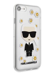 Karl Lagerfeld Ikonik Flower чехол для iPhone 7/8/SE2020/SE2022 прозрачный цена и информация | Чехлы для телефонов | pigu.lt