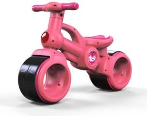 Vaikiškas paspiriamas dviratis - rožinis цена и информация | Игрушки для малышей | pigu.lt