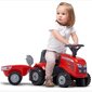 Traktorius su priekaba Massey Ferguson, raudonas цена и информация | Žaislai berniukams | pigu.lt