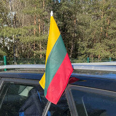 Автомобильный флаг Литвы цена и информация | Флаги и аксессуары к ним | pigu.lt
