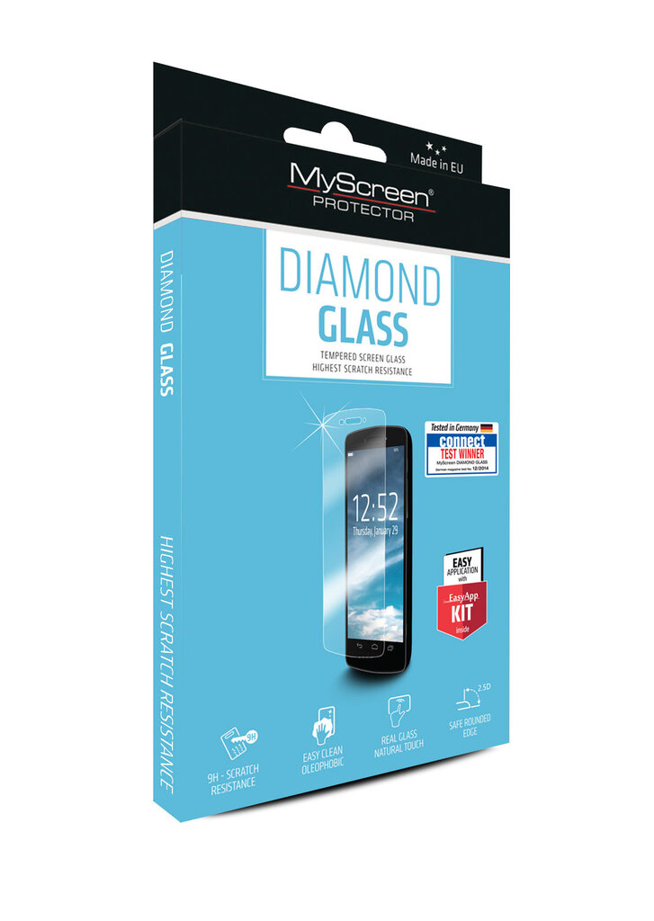Myscreen Diamond Glass, skirta Apple iPhone 5/5S/5C/SE kaina ir informacija | Apsauginės plėvelės telefonams | pigu.lt