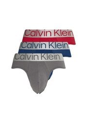 Мужские трусы Calvin Klein HIP BRIEF 3 пары, красные/темно-синие/графитовые 000NB3129A 109 45182 цена и информация | Трусы | pigu.lt