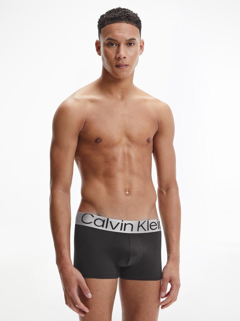 Vyriški trumpikės Calvin Klein LOW RISE TRUNK 3 poros, juodos 000NB3074A 7V1 45186 XL kaina ir informacija | Trumpikės | pigu.lt