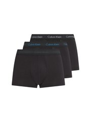 Мужские трусы Calvin Klein LOW RISE TRUNK 3 пары, черные 0000U2664G 1TT 45090 цена и информация | Мужские трусы | pigu.lt