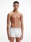 Vyriški trumpikės Calvin Klein TRUNK, 3 poros, baltos/pilkos/juodos 000NB3130A MPI 45084 XXL kaina ir informacija | Trumpikės | pigu.lt