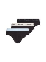 Мужские трусы Calvin Klein SLIPY HIP BRIEF 3 пары, черные 0000U2661G 1UV 45093 цена и информация | Мужские трусы | pigu.lt