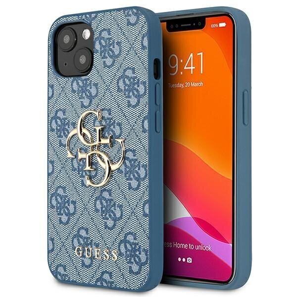 Guess GUHCP13S4GMGBL, skirtas iPhone 13 mini, mėlynas цена и информация | Telefono dėklai | pigu.lt