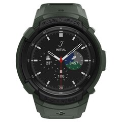 Spigen Rugged Armor Pro, Galaxy Watch 4 Classic 46mm military green цена и информация | Аксессуары для смарт-часов и браслетов | pigu.lt