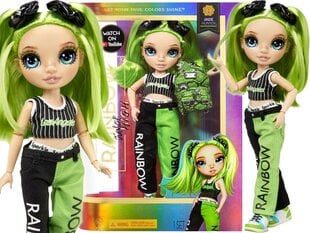 Кукла Rainbow High Junior High Fashion Doll - Jade Hunter (Green) (22 cm) цена и информация | Игрушки для девочек | pigu.lt