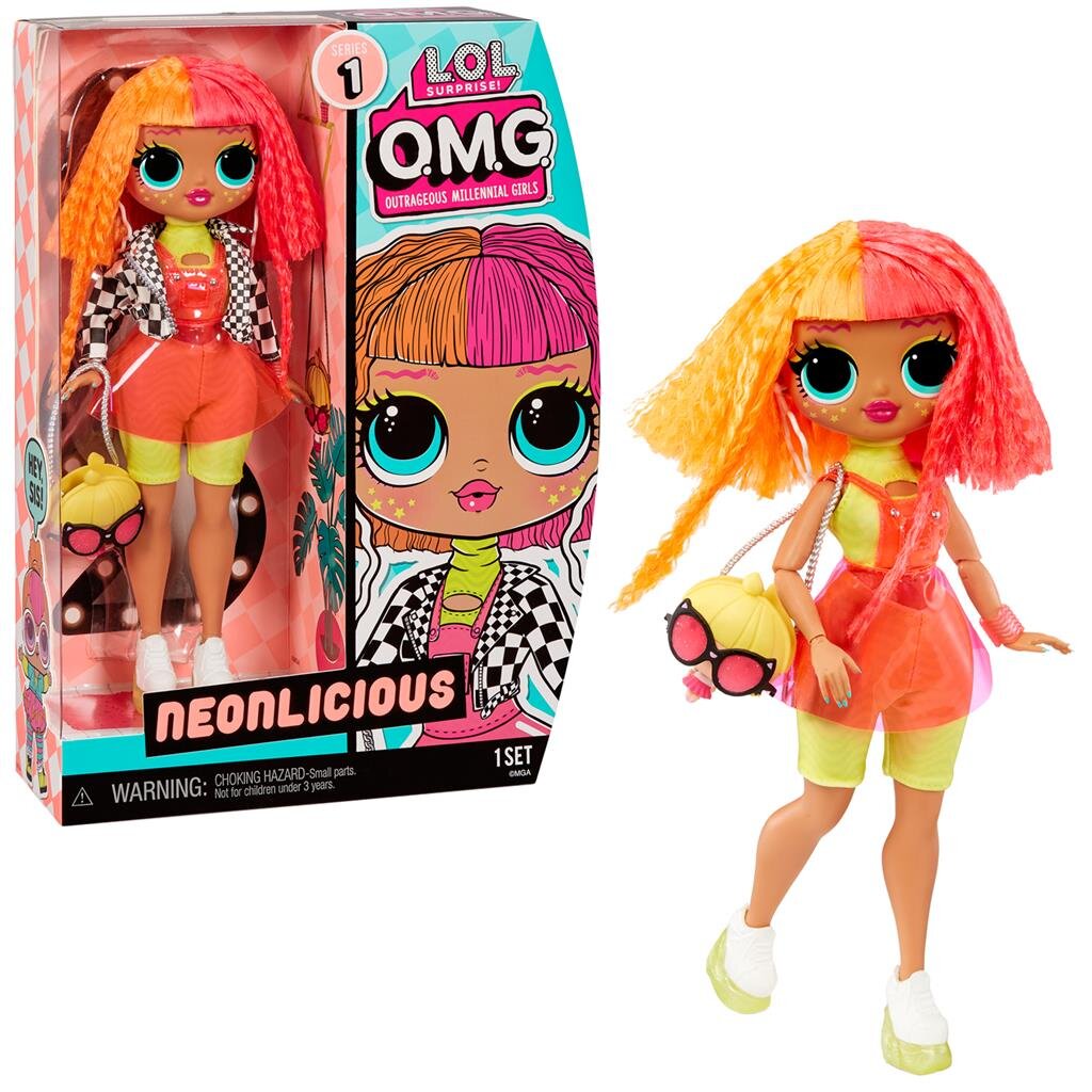 Кукла LOL Surprise! OMG Neonlicious Fashion Doll Series 1 (2021) цена |  pigu.lt