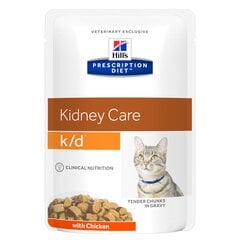Hill's Prescription Diet k/d Feline su vištiena, 12 x 85 g kaina ir informacija | Konservai katėms | pigu.lt