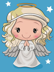 Deimantinė mozaika 20x30 cm Little angel kaina ir informacija | Deimantinės mozaikos | pigu.lt