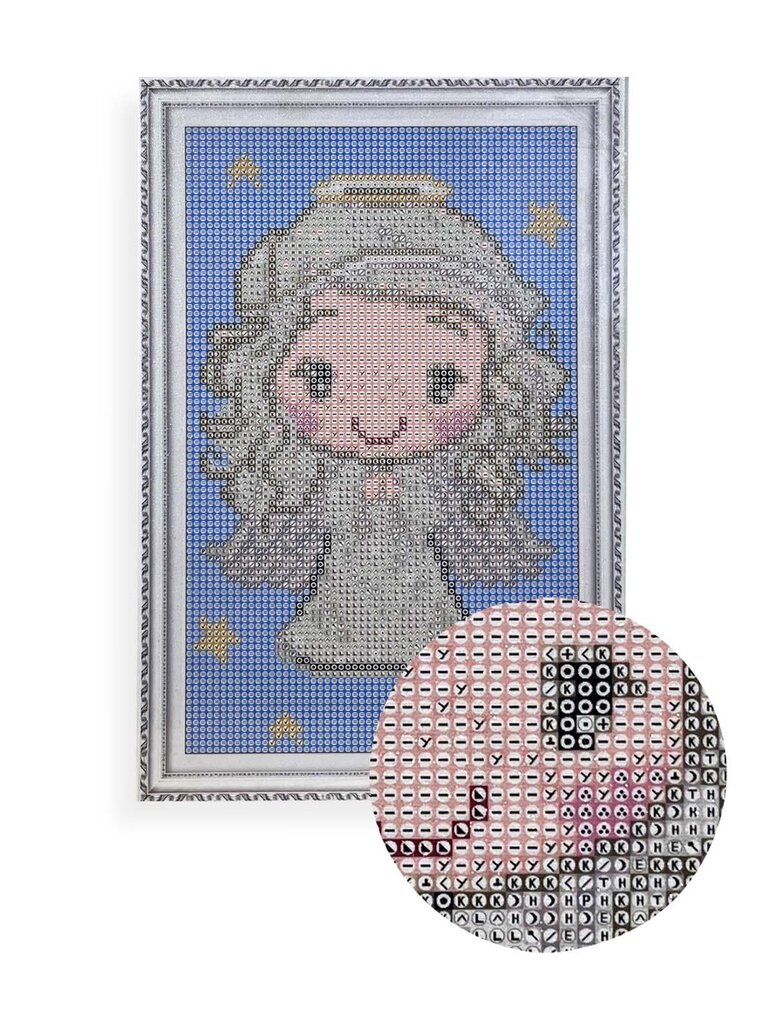 Deimantinė mozaika 20x30 cm Little angel kaina ir informacija | Deimantinės mozaikos | pigu.lt