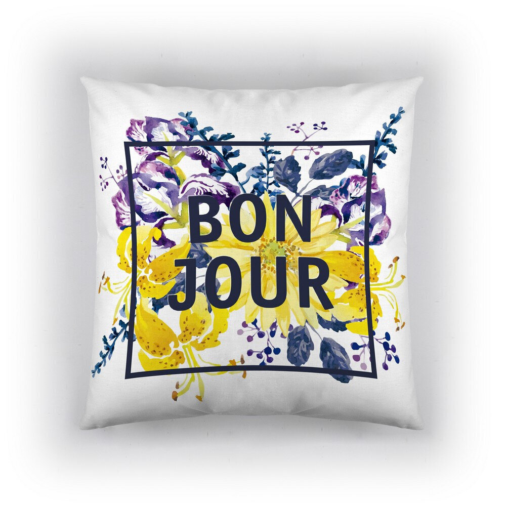 Naturals dekoratyvinės pagalvėlės užvalkalas Bonjour цена и информация | Dekoratyvinės pagalvėlės ir užvalkalai | pigu.lt