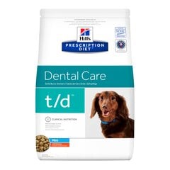 Hill's Prescription Diet t/d Canine Mini maistas šunims su vištiena, 3 kg kaina ir informacija | Sausas maistas šunims | pigu.lt